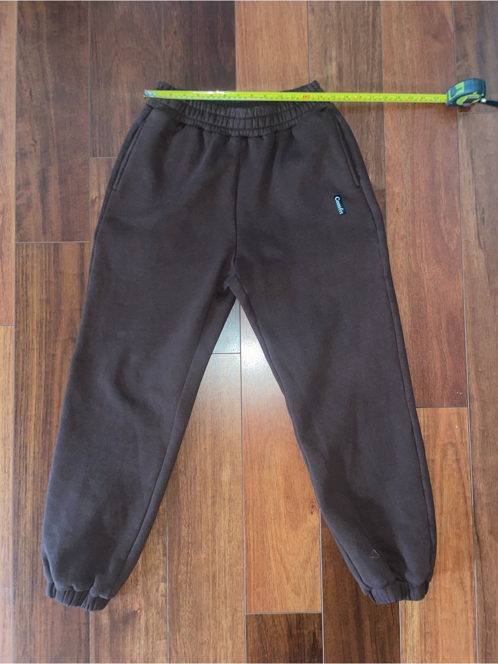 Comfrt Standard Sweatpants | Size M | Walnut dark brown | Thick joggers - Picture 4 of 12